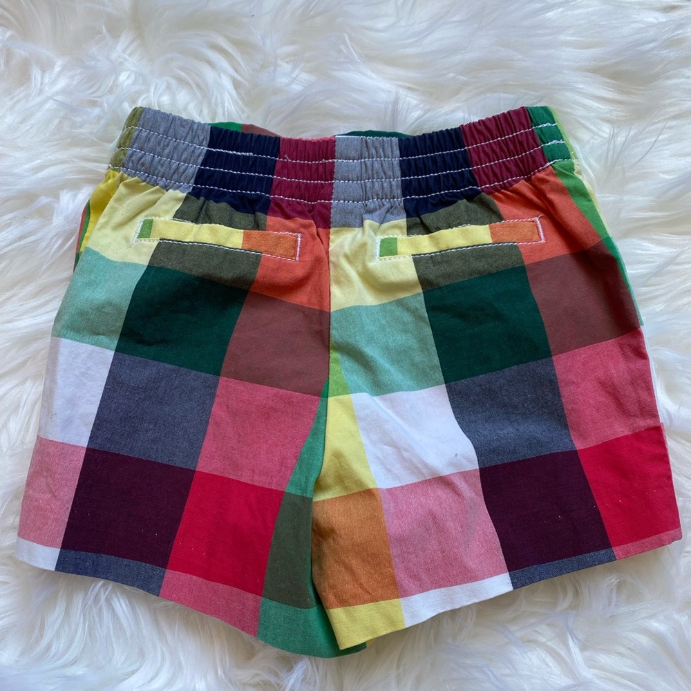 Rainbow Plaid Shorts - Picture 2 of 2